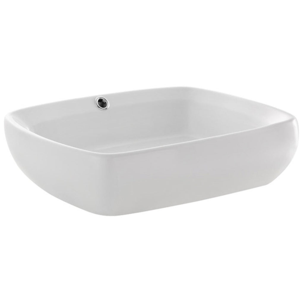 Fresca Bellezza Rectangular Undermount Vessel Sink White Ceramic Brand New In Box